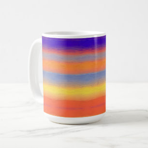Tasse classique avec dégradé de coup de pinceau ar