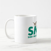 Tasse classique avec le logo de Saw Mill River (Gauche)
