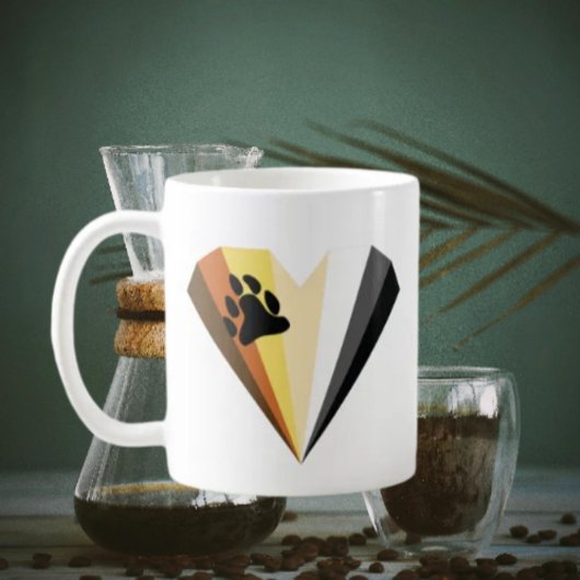 Tasse classique Bear Pride Heart