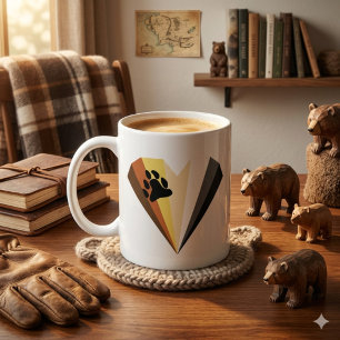 Tasse classique Bear Pride Heart