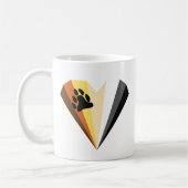 Tasse classique Bear Pride Heart (Gauche)