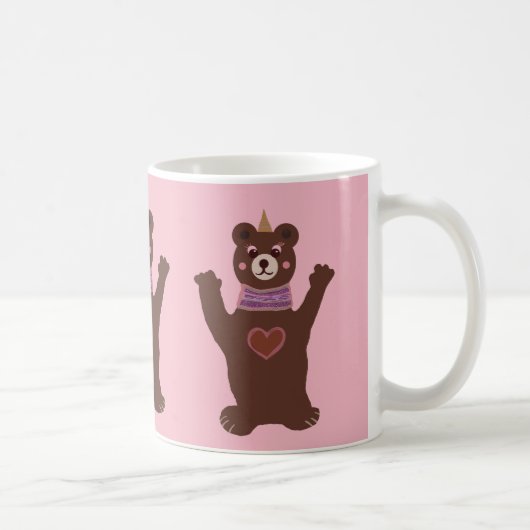 Tasse classique BearPink (Droite)