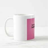 Tasse classique blanche avec la citation (Gauche)