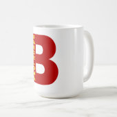 Tasse classique blanche BARCELONA (Devant droit)