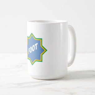 Tasse classique blanche FOOT BRAZIL