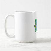 Tasse classique blanche FOOT BRAZIL (Gauche)
