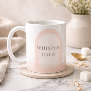Tasse classique Blush Arch Whisper, 11 oz