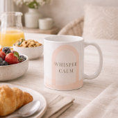Tasse classique Blush Arch Whisper, 11 oz