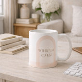 Tasse classique Blush Arch Whisper, 11 oz