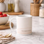 Tasse classique Blush Ivory Arc Glow, 11 oz