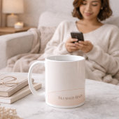 Tasse classique Blush Ivory Arc Glow, 11 oz