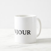 Tasse classique BONJOUR, 330 ml (Devant droit)