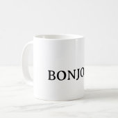 Tasse classique BONJOUR, 330 ml (Devant gauche)