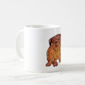 Tasse classique Bouledogue doré (Devant gauche)
