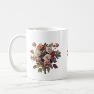 Tasse Classique Bouquet de Laine Vintage Art de