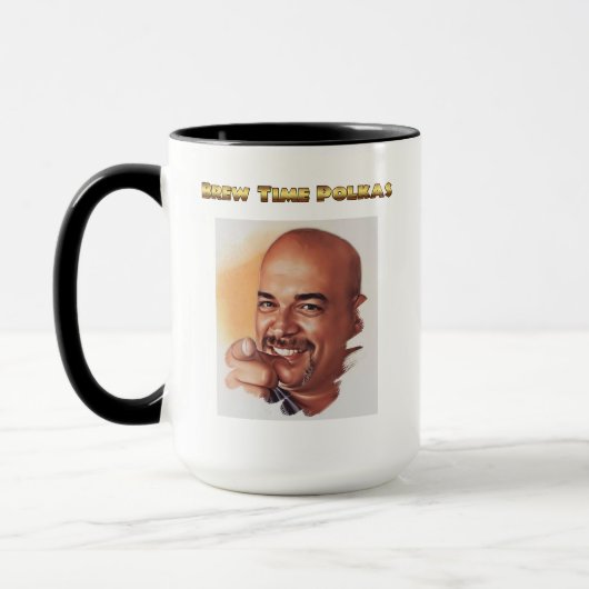 Tasse classique Brew Time Polkas, 11 oz (Gauche)