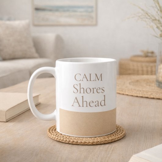Tasse classique Calm Shores Ahead, 11 oz