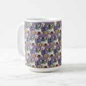 Tasse classique chat et fleurs, 444 ml (Devant gauche)