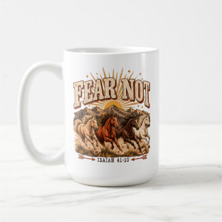 Tasse classique chrétienne 'N'ayez pas peur'