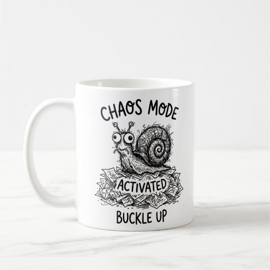 Tasse Classique - Citation Matinale Sarcastique de (Gauche)