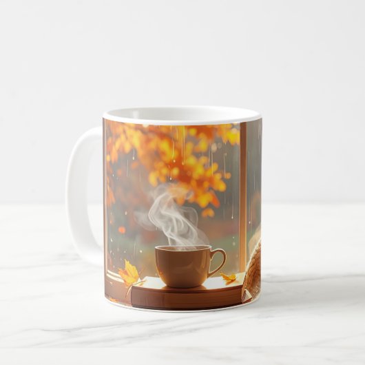 Tasse Classique Coin de Lecture Cosy (Devant gauche)