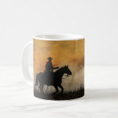 Tasse Classique Cowboy et Cheval (Devant gauche)