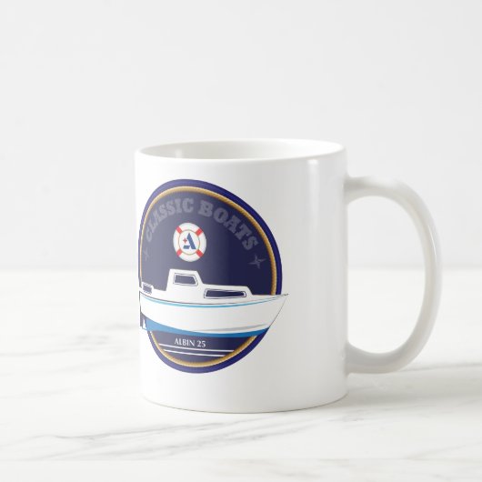 Tasse classique d'Albin 25 de bateaux (Droite)