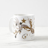Tasse Classique d'Art Café Élégant Tourbillon de P (Devant gauche)