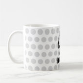 Tasse classique de 330 ml J'aime le bâtard avec qu (Gauche)