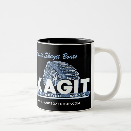 Tasse classique de bateaux de Skagit (Droit)