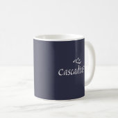 Tasse classique de café de CascadiaFire 11oz (Devant droit)