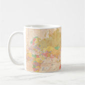 Tasse classique de carte de code du pays (Gauche)