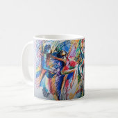 Tasse classique de danseurs abstraits Rythme de Mo (Devant gauche)