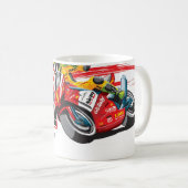 Tasse classique de logo de JustWannaRide (Devant droit)