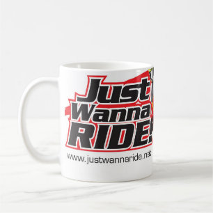 Tasse classique de logo de JustWannaRide