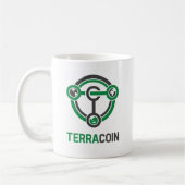 Tasse classique de logo de Terracoin pour des (Gauche)
