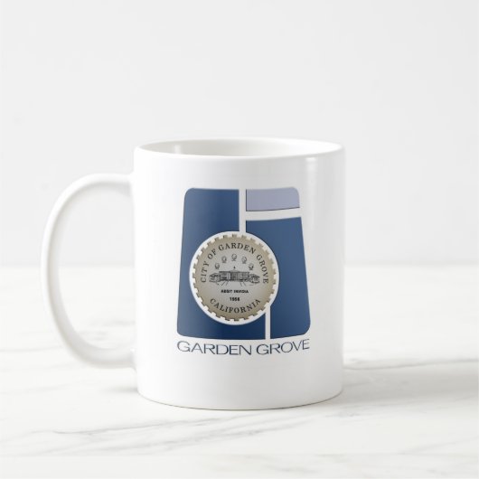 Tasse classique de logo de ville (Gauche)