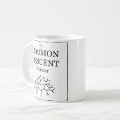 Tasse classique de logo Podcast par descente (Devant gauche)