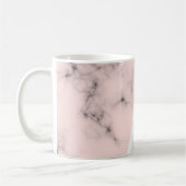Tasse classique de marbre rose/blanche (Gauche)