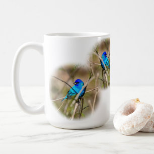 Tasse Classique de Merlebleu Indigo Chantant