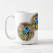 Tasse Classique de Merlebleu Indigo Chantant (Gauche)