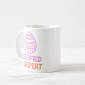 Tasse classique de Pâques Certified Eggspert (Devant gauche)