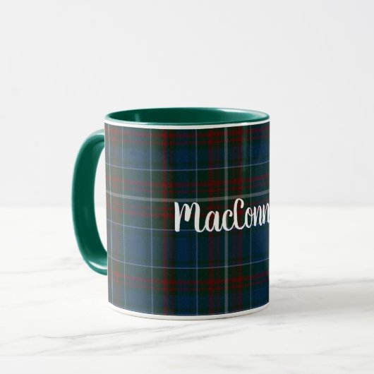 Tasse classique de plaid de tartan de MacConnell (Devant gauche)