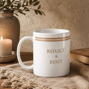 Tasse classique de réinitialisation neutre, 11 oz