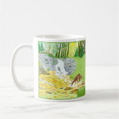Tasse Classique de Scène de Forêt avec Texte (Gauche)