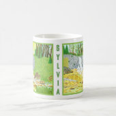 Tasse Classique de Scène de Forêt avec Texte (Centre)