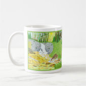 Tasse Classique de Scène de Forêt avec Texte (Gauche)