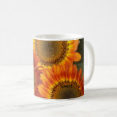 Tasse classique de tournesol 11 onces (Devant droit)