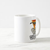 Tasse classique de tranche de pizza de dessin anim (Devant droit)