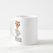 Tasse classique de tranche de pizza de dessin anim (Devant gauche)